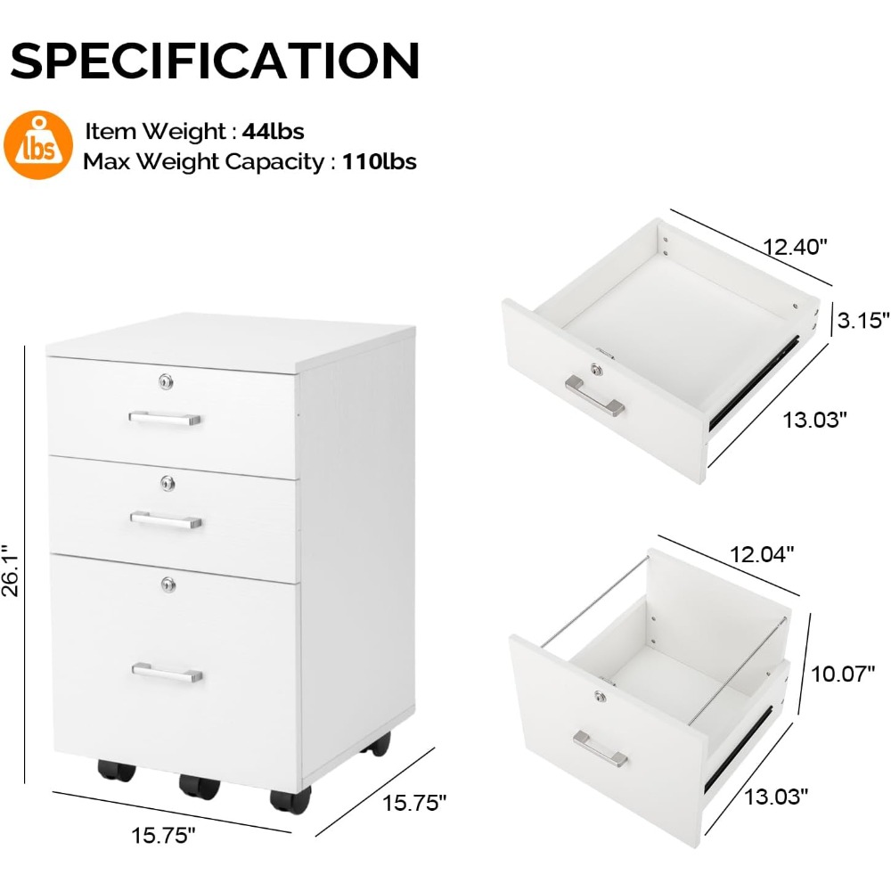 Commercial Printer - Stojak na drukarkę mobilną, organizer na