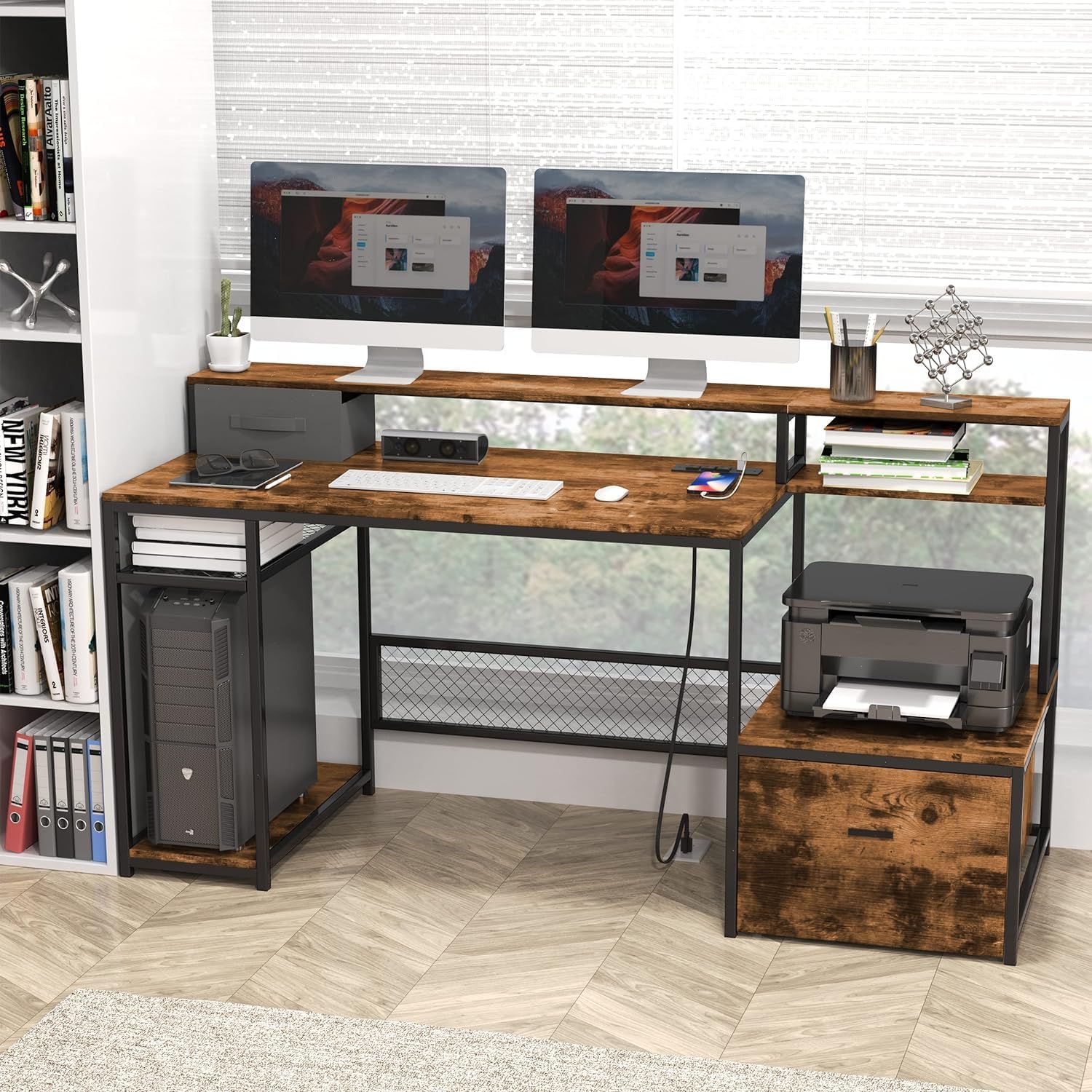 Nowoczesne biurko komputerowe  – Commercial Printer recenzja i cena